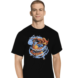 Daily_Deal_Shirts T-Shirts, Tall / Large / Black fishman Karate