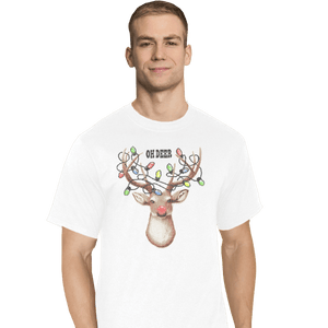 Shirts T-Shirts, Tall / Large / White Oh Deer