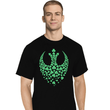 Load image into Gallery viewer, Secret_Shirts T-Shirts, Tall / Large / Black Shamrock Rebel
