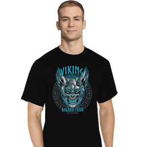 Secret_Shirts T-Shirts, Tall / Large / Black Viking Metal Sale