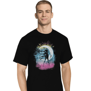 Shirts T-Shirts, Tall / Large / Black Moon Storm