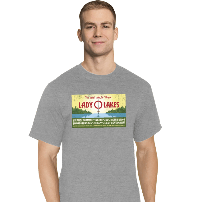Daily_Deal_Shirts T-Shirts, Tall / Large / Sports Grey Lady O Lakes Butter