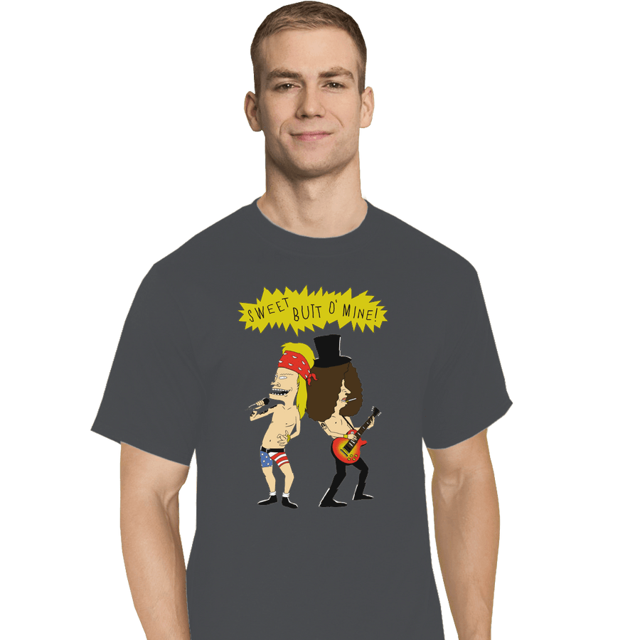 Shirts T-Shirts, Tall / Large / Charcoal Sweet Butt O Mine