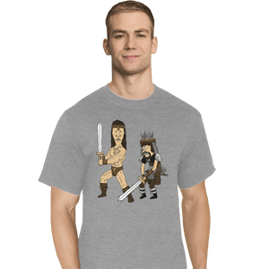 Shirts T-Shirts, Tall / Large / Sports Grey The Barbarian And The Thief