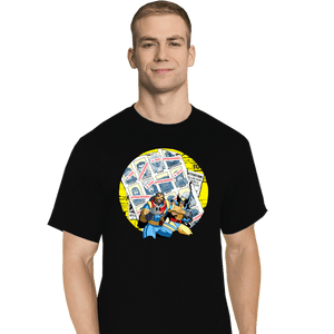 Daily_Deal_Shirts T-Shirts, Tall / Large / Black Future Past Animated