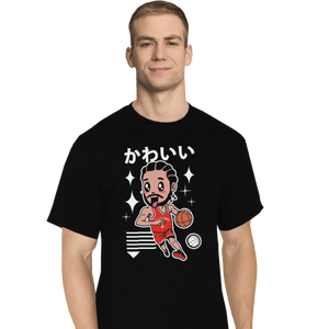 Shirts T-Shirts, Tall / Large / Black Kawaii Leonard