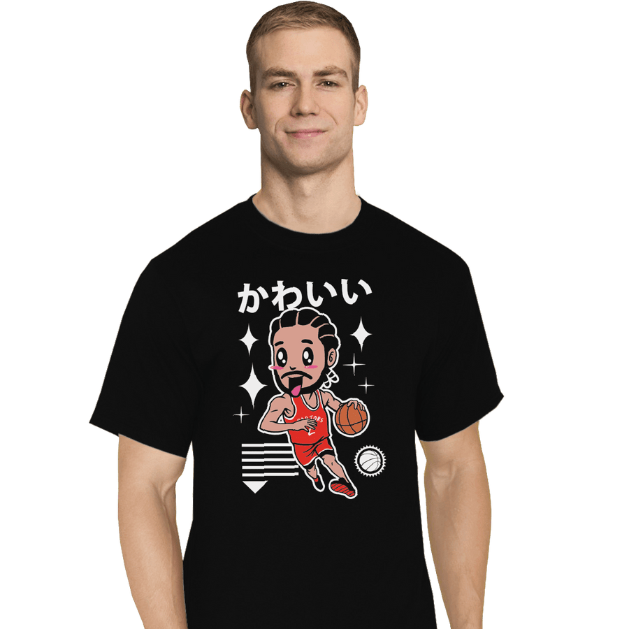 Shirts T-Shirts, Tall / Large / Black Kawaii Leonard