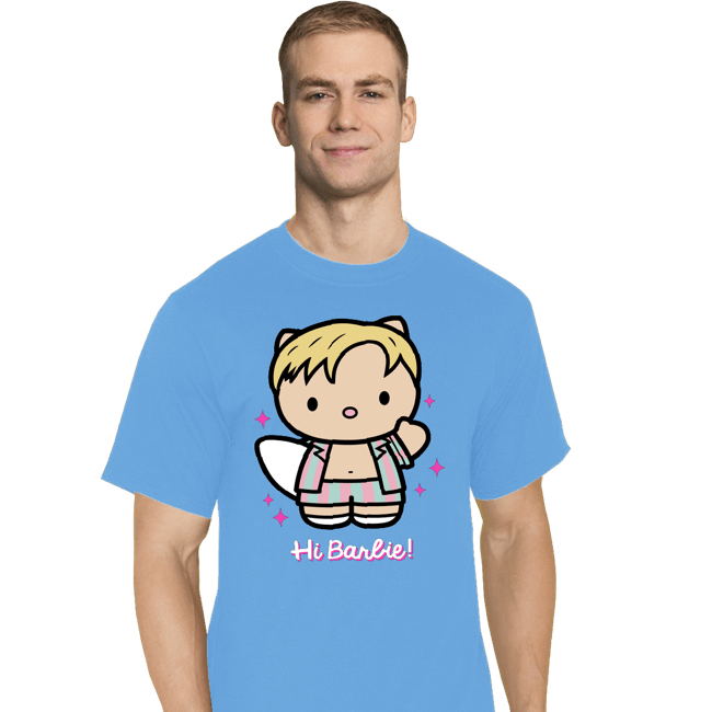 Daily_Deal_Shirts T-Shirts, Tall / Large / Royal Blue Waving Doll