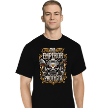 Load image into Gallery viewer, Secret_Shirts T-Shirts, Tall / Large / Black The Emperor Protects!
