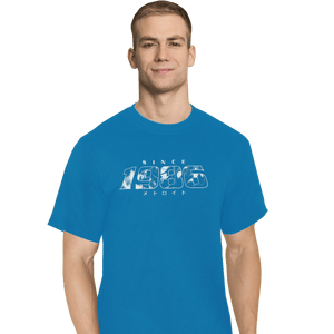 Shirts T-Shirts, Tall / Large / Royal Blue Metroid 1986