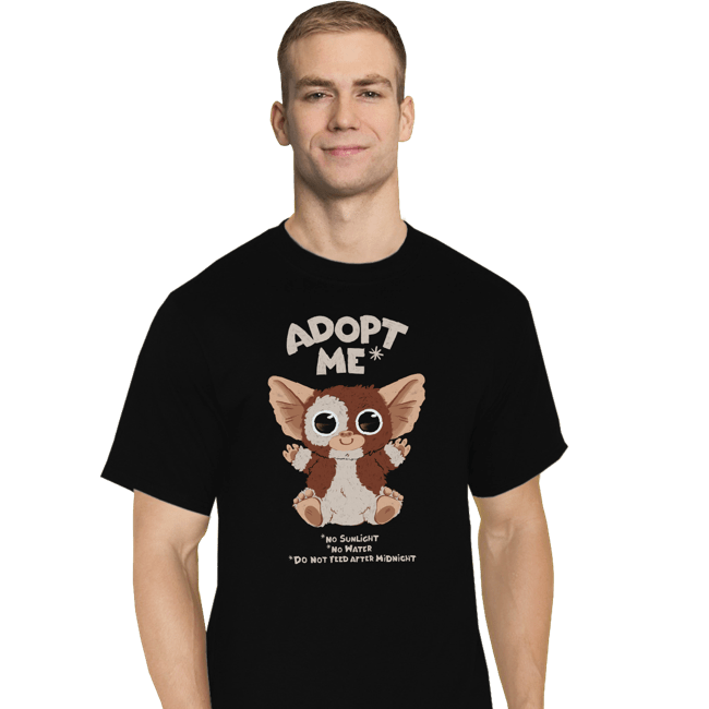 Shirts T-Shirts, Tall / Large / Black Adopt Me