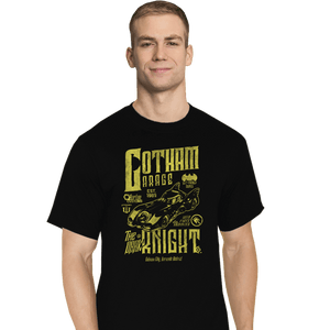 Daily_Deal_Shirts T-Shirts, Tall / Large / Black Gotham Garage