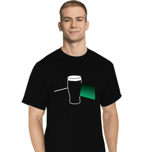 Daily_Deal_Shirts T-Shirts, Tall / Large / Black Dark Side Of The Pint