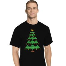 Load image into Gallery viewer, Daily_Deal_Shirts T-Shirts, Tall / Large / Black Holy Christmas Tree, Batman!

