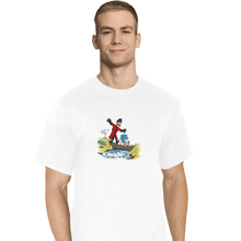 Load image into Gallery viewer, Shirts T-Shirts, Tall / Large / White Eggman And Sonic
