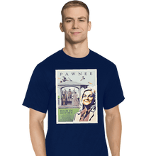 Load image into Gallery viewer, Shirts T-Shirts, Tall / Large / Navy Explore Pawnee
