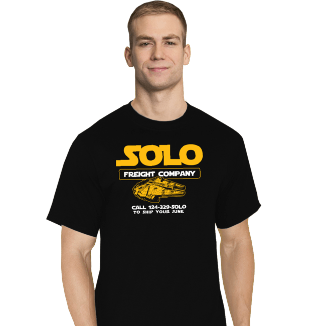 Daily_Deal_Shirts T-Shirts, Tall / Large / Black Solo Freight Co.