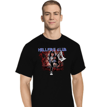Load image into Gallery viewer, Secret_Shirts T-Shirts, Tall / Large / Black Hellfire Metal
