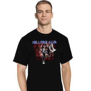 Secret_Shirts T-Shirts, Tall / Large / Black Hellfire Metal