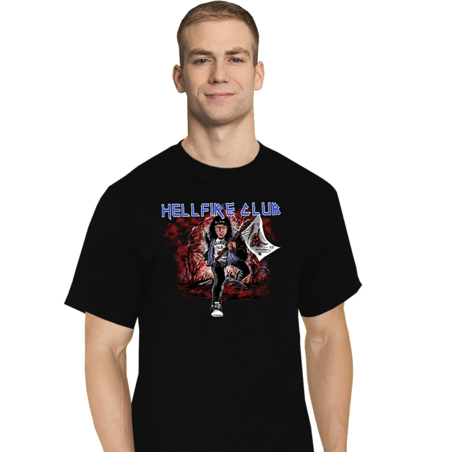 Secret_Shirts T-Shirts, Tall / Large / Black Hellfire Metal