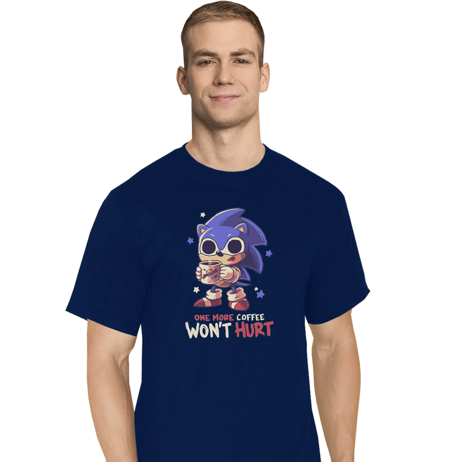 Shirts T-Shirts, Tall / Large / Navy One More Coffee