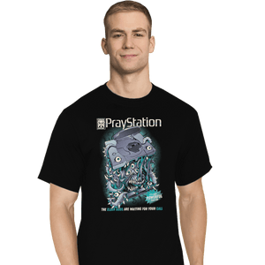 Shirts T-Shirts, Tall / Large / Black The Praystation