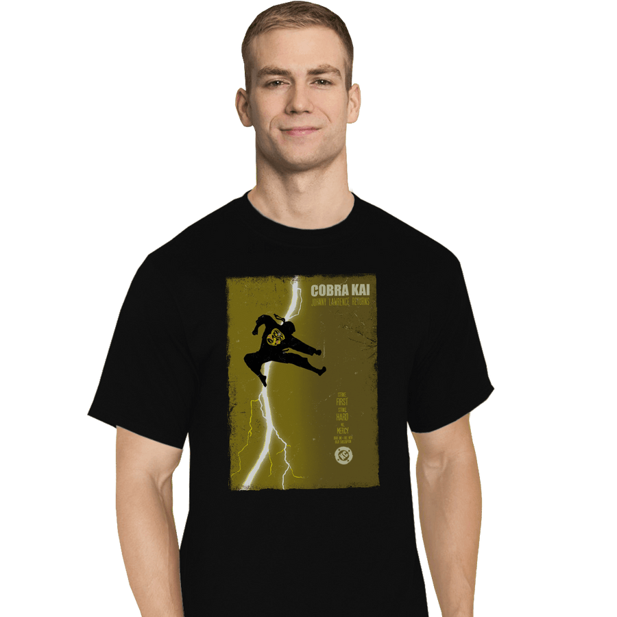 Shirts T-Shirts, Tall / Large / Black Cobra Kai Returns