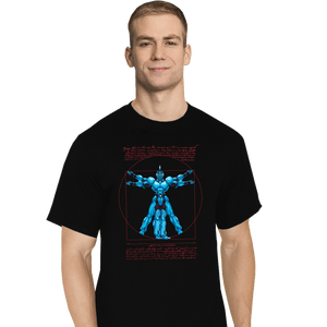 Daily_Deal_Shirts T-Shirts, Tall / Large / Black Vitruvian Bio Boost Armor