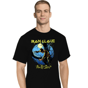 Daily_Deal_Shirts T-Shirts, Tall / Large / Black Iron Glove