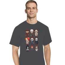 Load image into Gallery viewer, Daily_Deal_Shirts T-Shirts, Tall / Large / Charcoal Chibi Horror
