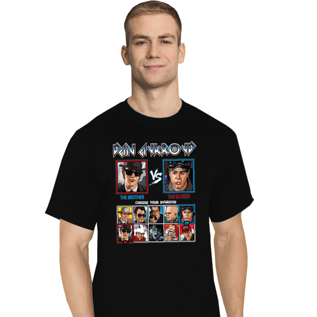 Daily_Deal_Shirts T-Shirts, Tall / Large / Black Dan Aykroyd Fighter