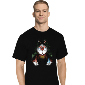 Daily_Deal_Shirts T-Shirts, Tall / Large / Black White Rabbit