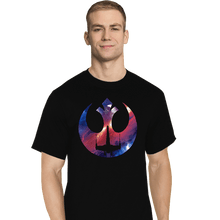 Load image into Gallery viewer, Shirts T-Shirts, Tall / Large / Black Rebel Galaxy
