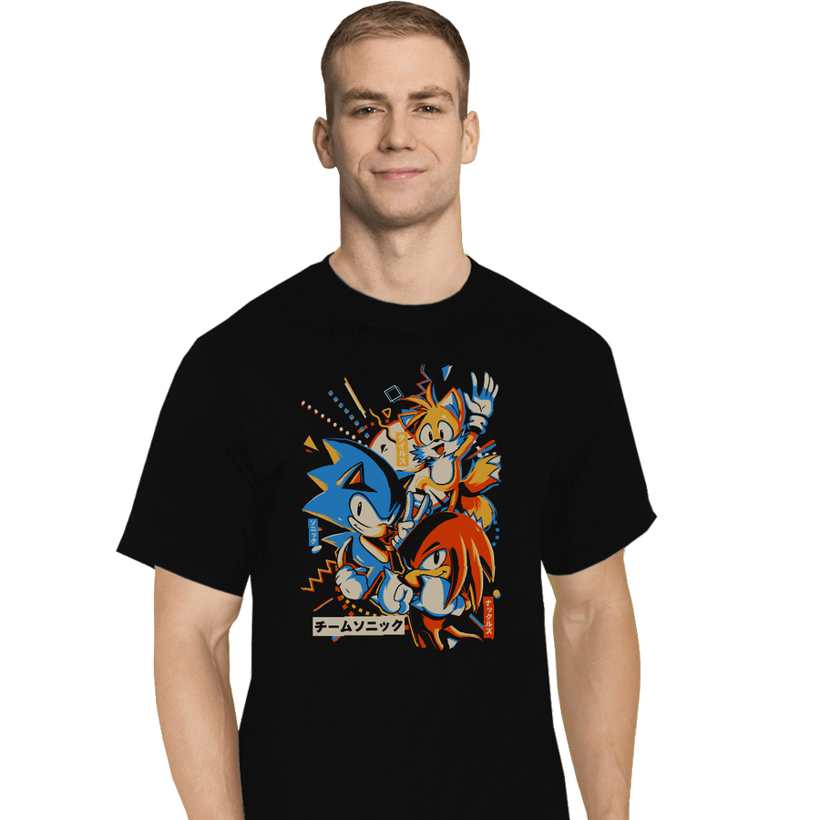 Shirts T-Shirts, Tall / Large / Black Team Mania