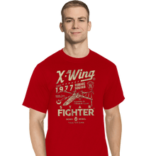 Load image into Gallery viewer, Daily_Deal_Shirts T-Shirts, Tall / Large / Red X-Wing Garage
