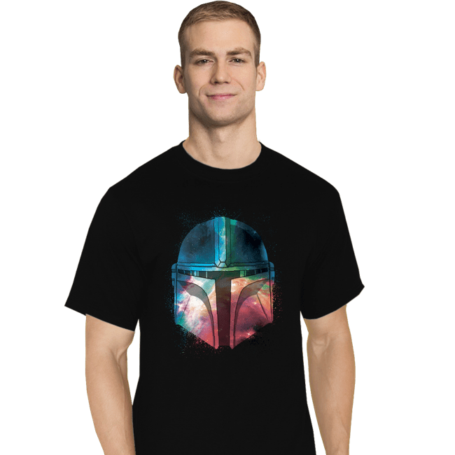 Daily_Deal_Shirts T-Shirts, Tall / Large / Black Galactic Mandalorian