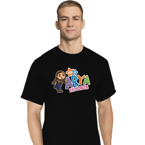 Shirts T-Shirts, Tall / Large / Black Arya The Explorer