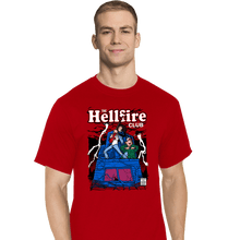 Load image into Gallery viewer, Daily_Deal_Shirts T-Shirts, Tall / Large / Red The Hellfire Club Comics
