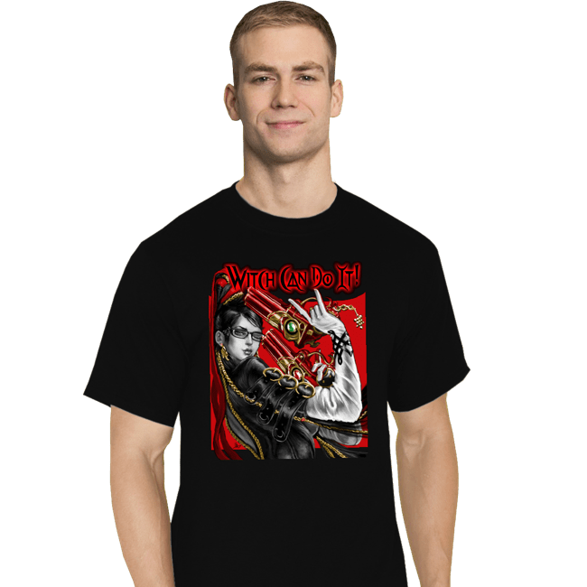 Daily_Deal_Shirts T-Shirts, Tall / Large / Black Witch Can Do It!