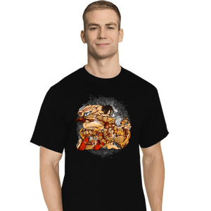 Secret_Shirts T-Shirts, Tall / Large / Black Punch Of The Titan