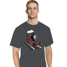 Load image into Gallery viewer, Shirts T-Shirts, Tall / Large / Charcoal Ghostface Train
