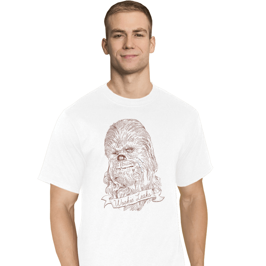 Shirts T-Shirts, Tall / Large / White Wookie Leaks