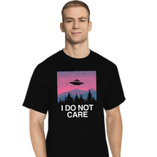 Load image into Gallery viewer, Secret_Shirts T-Shirts, Tall / Large / Black I Do Not Care
