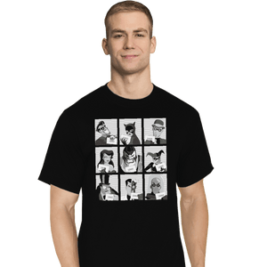 Shirts T-Shirts, Tall / Large / Black Bat Villains Jail