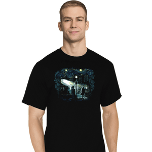 Secret_Shirts T-Shirts, Tall / Large / Black Starry Exorcist