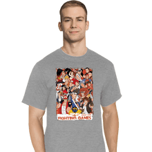 Load image into Gallery viewer, Daily_Deal_Shirts T-Shirts, Tall / Large / Sports Grey SNK Fight
