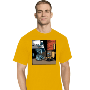Secret_Shirts T-Shirts, Tall / Large / White Imposter Robot