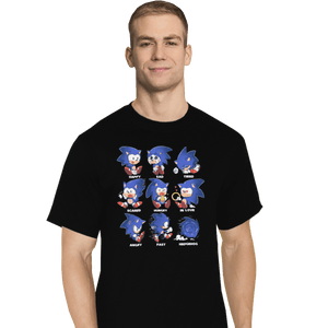 Shirts T-Shirts, Tall / Large / Black Hedgehog