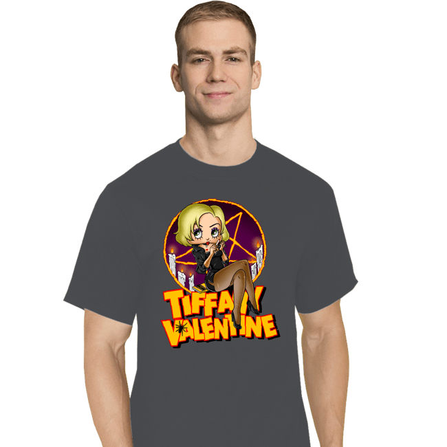 Shirts T-Shirts, Tall / Large / Charcoal Tiffany Valentine