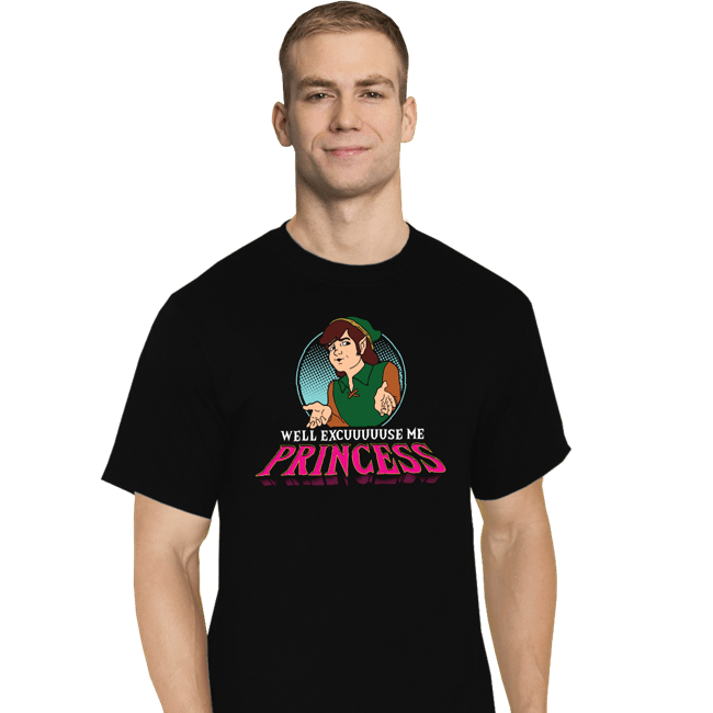 Daily_Deal_Shirts T-Shirts, Tall / Large / Black Well Excuse Me Princess!